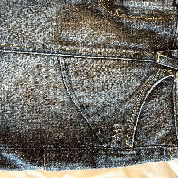 Armani Exchange Denim Mini Skirt - Picture 3 of 16